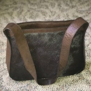 Maxx New York Leather & Fur Purse